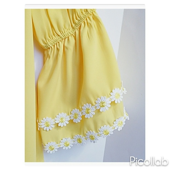 Yellow Soldana Off-Shoulder blouse - Picture 2 of 5